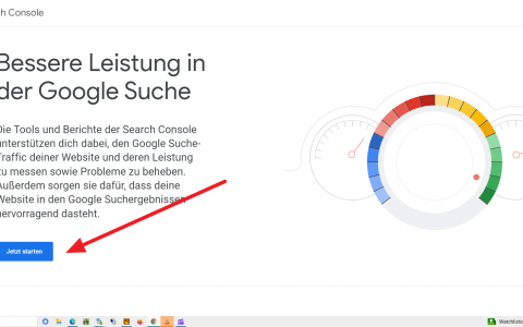 Webseite Google Anmeldung (SEO ERFORDERNIS)